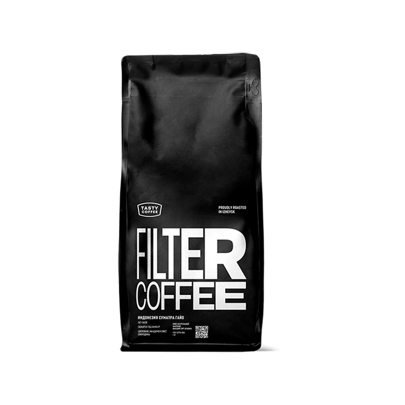 Кофе для фильтра в зернах "Индонезия Суматра Гайо" Tasty Coffee
