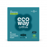 Ночные ультратонкие прокладки с крылышками 4 капли Ecoway cotton (предпросмотр)
